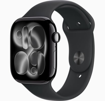 Apple Watch Series 11 46mm GPS Jet Black M/L Black Sport Band — Muy Bueno
