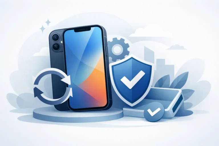 iPhone reacondicionado con garantía y respaldo