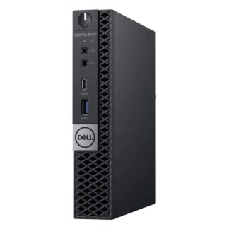 Dell OptiPlex 5070 Micro / Core i7-9700T / 16GB RAM / 256GB SSD / Win11 Pro + Keyboard Mouse / Black