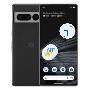 Google Pixel 7 Pro / Tensor G2 / 12GB RAM / 128GB / 120Hz LTPO / Android / Black